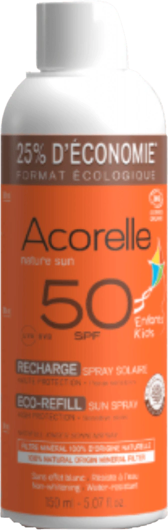 Recharge Spray Solaire Enfant SPF 50 BIO